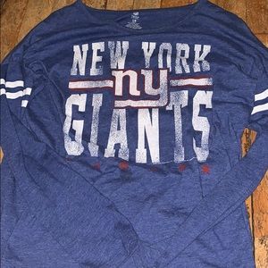 Women’s New York giants long sleeve top
